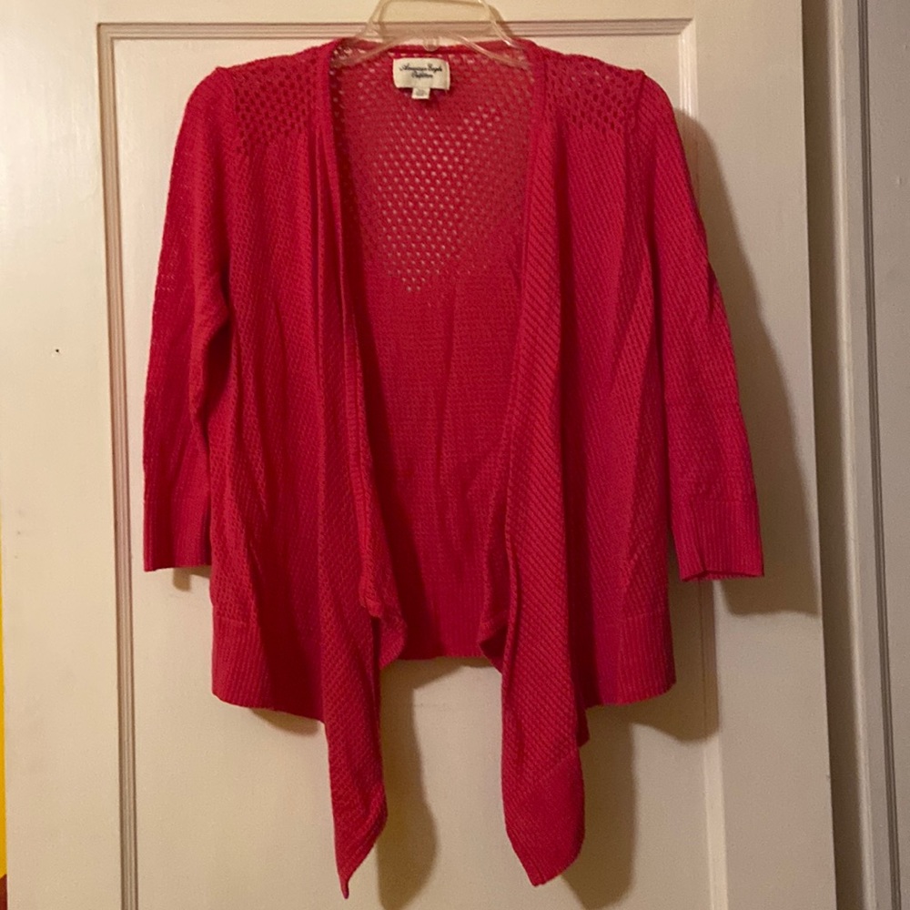 AEO waterfall cardigan with 3/4 sleeves
